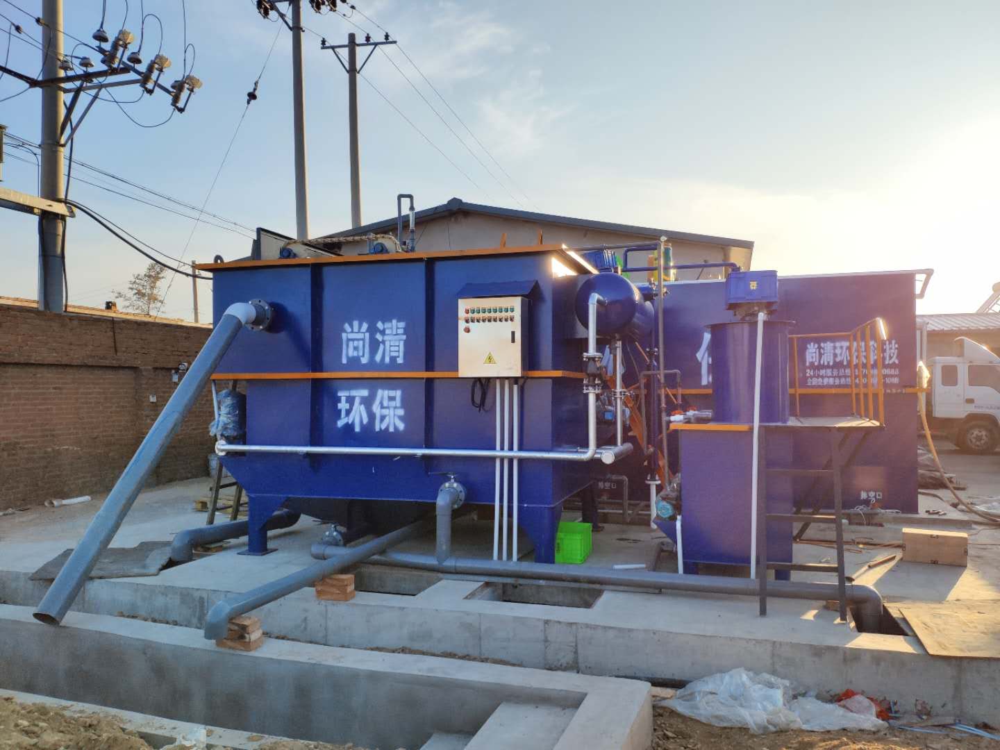 部隊生活區污水處理設備